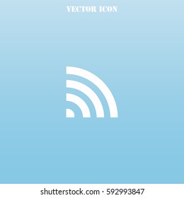 Wi fi vector  icon.