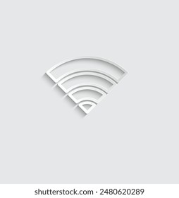 wi fi Vector icono de internet
