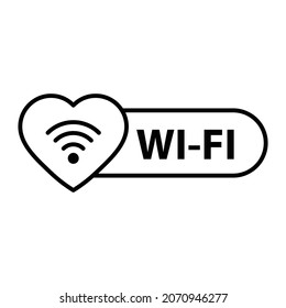 wi fi - icono vector. icono de señal del botón wifi