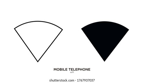 Wi fi vector illustration lineal color and filled design