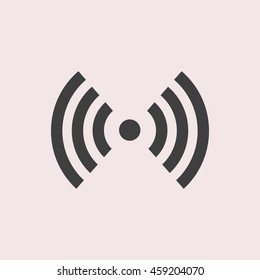 Wi fi web icon. Isolated illustration