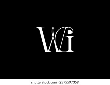 WI Logo Design Creative and Modern Logo Design
