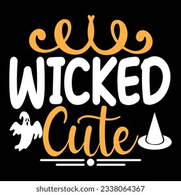 Wicked Cute, design and vector file.