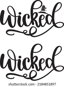 Wicked Halloween Vector File Holiday