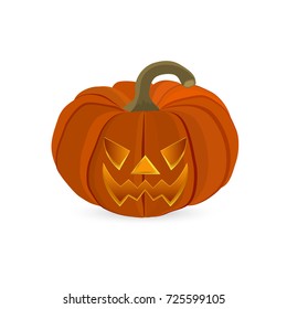 Wicked pumpkin for Halloween. Jack Lantern