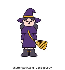 Wicked Witch illustration for web, promotion, etc