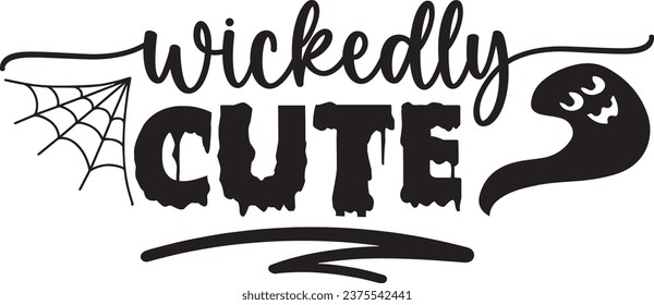 Wickedly cute - Halloween design