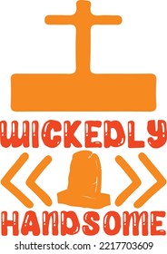 wickedly hand some vector file