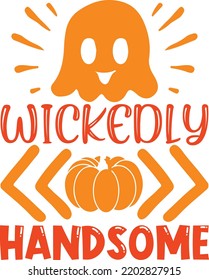wickedly handsome vector file svg