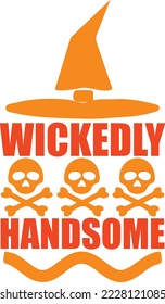 wickedly handsome vector file svg