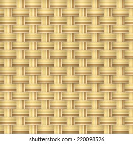 Wicker Background Texture Vector