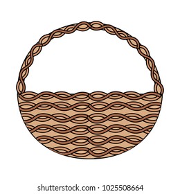 wicker basket icon image 