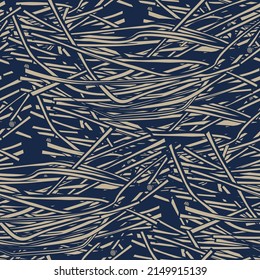 Wicker basket. Seamless background for fabrics, textiles, packaging and wallpaper. Vector illustration