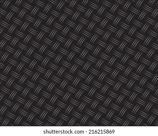 Wicker Black Carbon Background (seamless pattern)