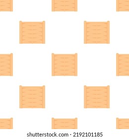 Wicker fence pattern seamless background texture repeat wallpaper geometric vector