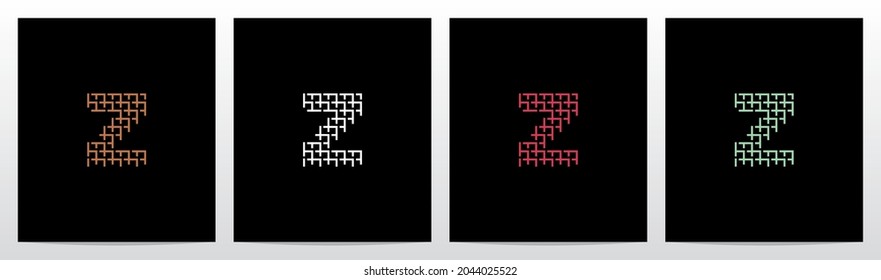 Wicker Forming Letter Logo Design Z