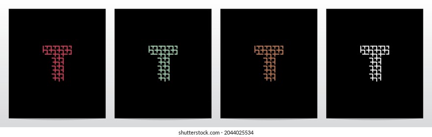 Wicker Forming Letter Logo Design T