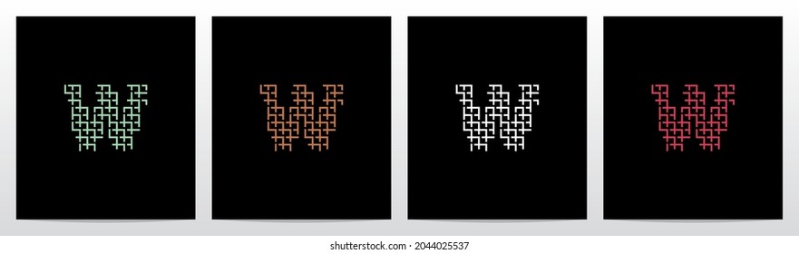 Wicker Forming Letter Logo Design W