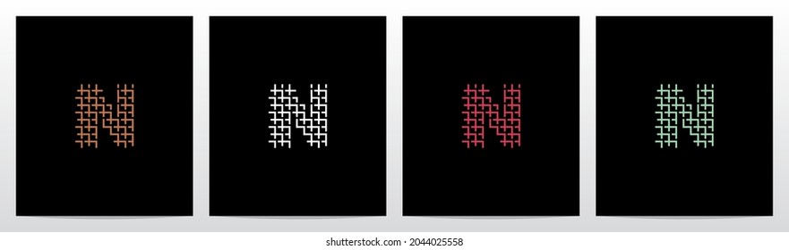 Wicker Forming Letter Logo Design N