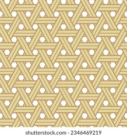 Wicker pattern, woven openwork, seamless, creative printing, screen fabric or background images of all kinds
vector work type