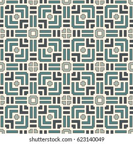 Wicker seamless pattern. Basket weave motif. Pastel colors geometric abstract background with overlapping stripes. Braiding ornamental wallpaper. Digital paper, textile print. Vector illustration