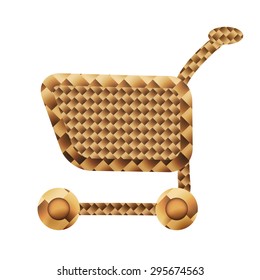 Wicker trolley