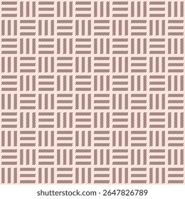 Textura de cesta de tecido de vime em bege. Padrão de tecelagem sem costura, ilustração vetorial desenhada à mão. Para papel de parede, embalagem, fundo, scrapbooking, web, app, apresentação, cartão, outro design 