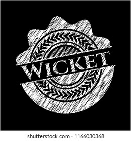 Wicket written on a chalkboard