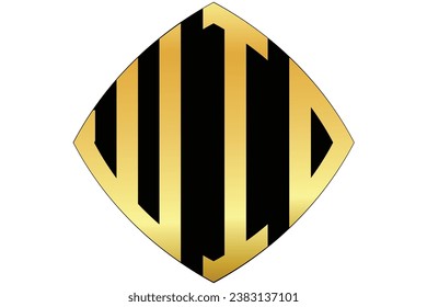WID, WI ,ID, logo. Abstract initial monogram letter alphabet logo design