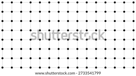 Wide 14x7 Connected Dot Grid for Advanced Layout Exploration