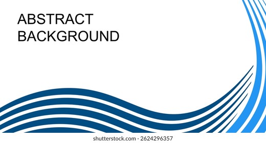 Wide abstract background with blue colored pasta. Vector illustration