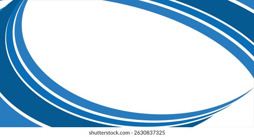 Wide abstract background with blue colored pasta. Vector illustration