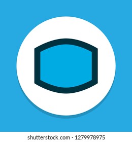 Wide angle icon colored symbol. Premium quality isolated monitor element in trendy style.