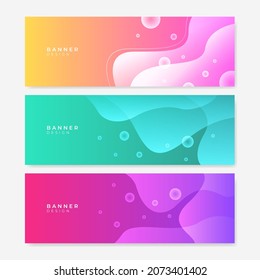 Wide banner background design for web header, social media cover, tech brochure, corporate presentation and much more