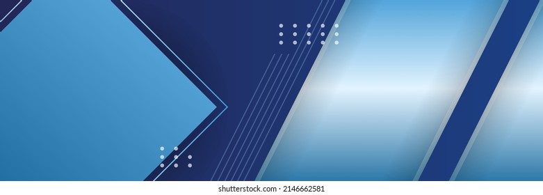 Wide banner background for social media cover design, presentation background, tech banner