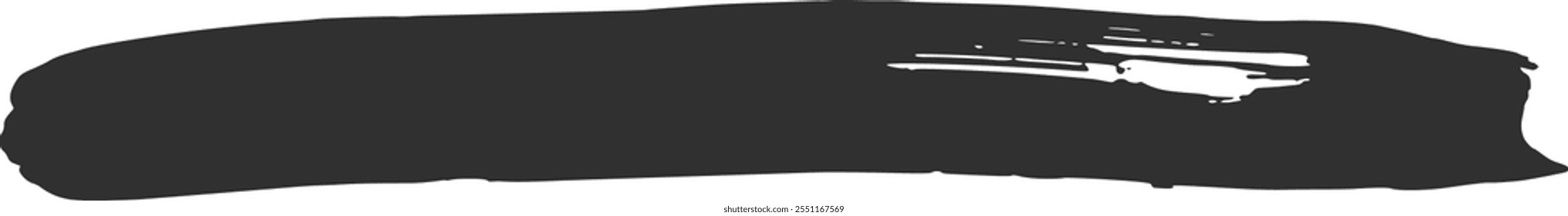 Wide black brush stroke with visible brushstrokes and white highlights, adding depth and style to designs. Perfect for a touch of modern elegance with vintage charm