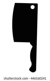 wide blade kitchen knife icon