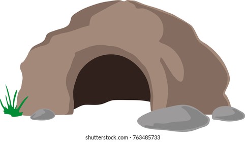 Wide cave entrance