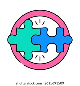wide cimpatibility product label caution line icon vector. wide cimpatibility product label caution sign. isolated symbol illustration