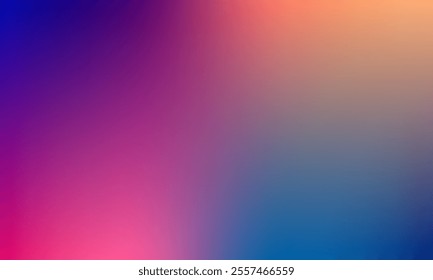 Wide colorful Gradient background dark 