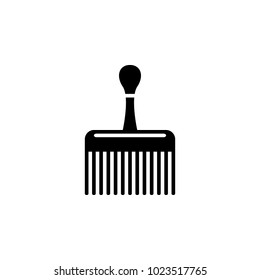 wide comb icon. Element of barber shop for advertising signs, mobile concept and web apps. Icon for website design and development, app development. Premium icon on white background