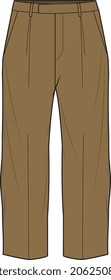 WIDE CORD CROPPED WIDE LEG PANTS FOR MEN AND BOYS VECTORS