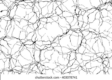 Wide cracked grunge vector texture 