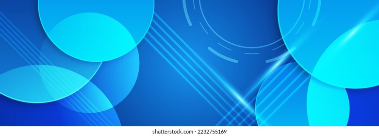 Wide Cyber security internet and networking concept. Hi-tech vector illustration with various technology elements. Abstract global sci fi concept. Digital internet communication on blue background.