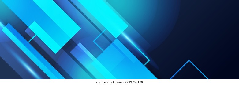 El concepto de Internet y de redes de ciberseguridad. Ilustración vectorial de alta tecnología con varios elementos tecnológicos. Resumen del concepto global de ciencia ficción. Comunicación digital en Internet sobre fondo azul.