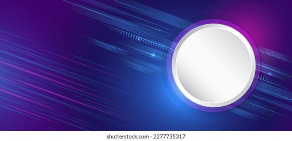 Wide Cyber security internet and networking concept. Hi-tech vector illustration with various technology elements. Abstract global sci-fi concept. Digital internet communication on blue background.