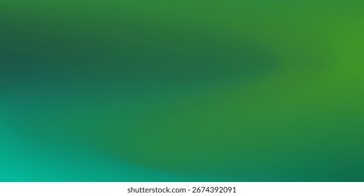 wide dark green color gradient background. eps 10 vector.