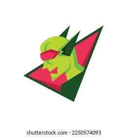 wide eared style glasses man vector. suitable for game store or game developer, game review blog or vlog channel, game fans or community etc.