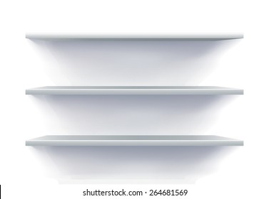 Wide Empty Shelves in 3D View