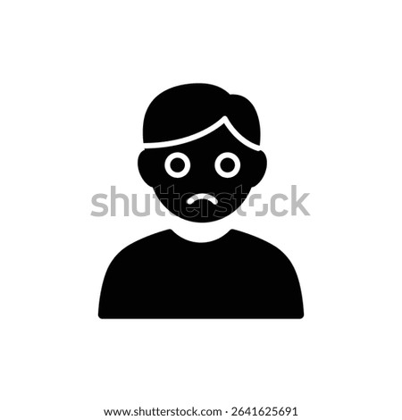 Wide Eyes in Realization Surprise Expression Icon